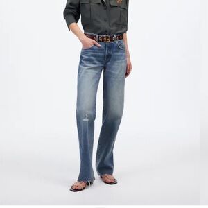 Madewell Dean Easy Straight Jean, size 27